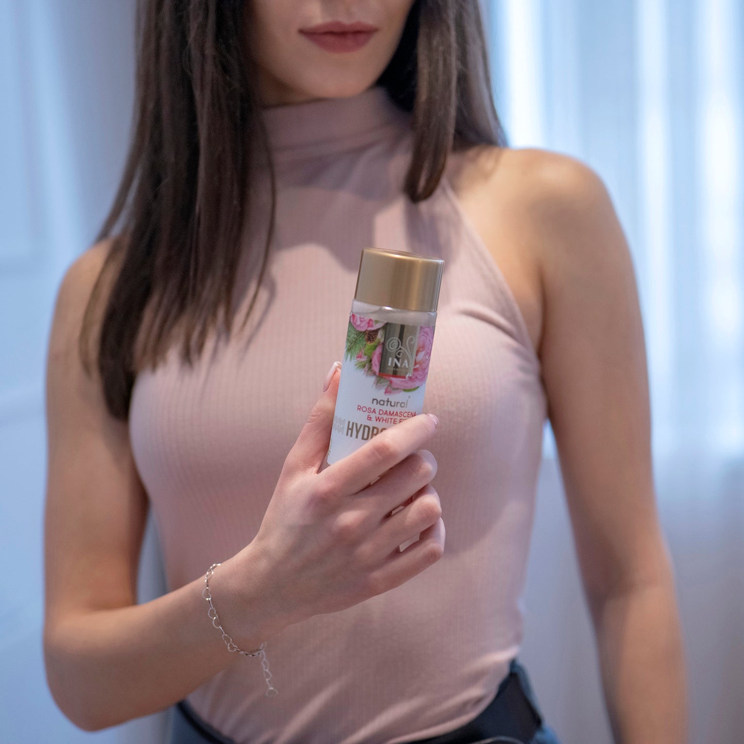 Hydrobiotic - Роза, Бяла ела и Лимонова кора - интензивна Anti-Age грижа