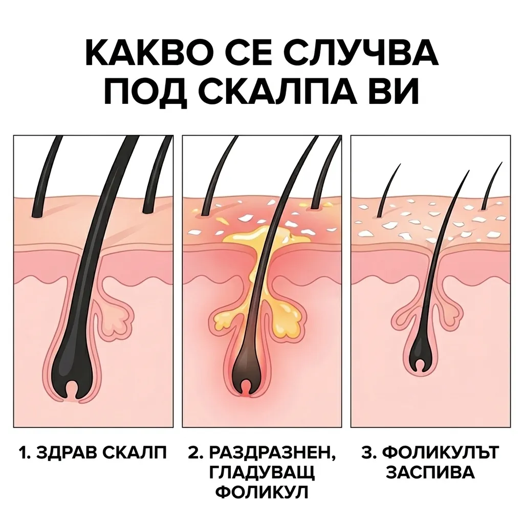 What is happening under your scalp