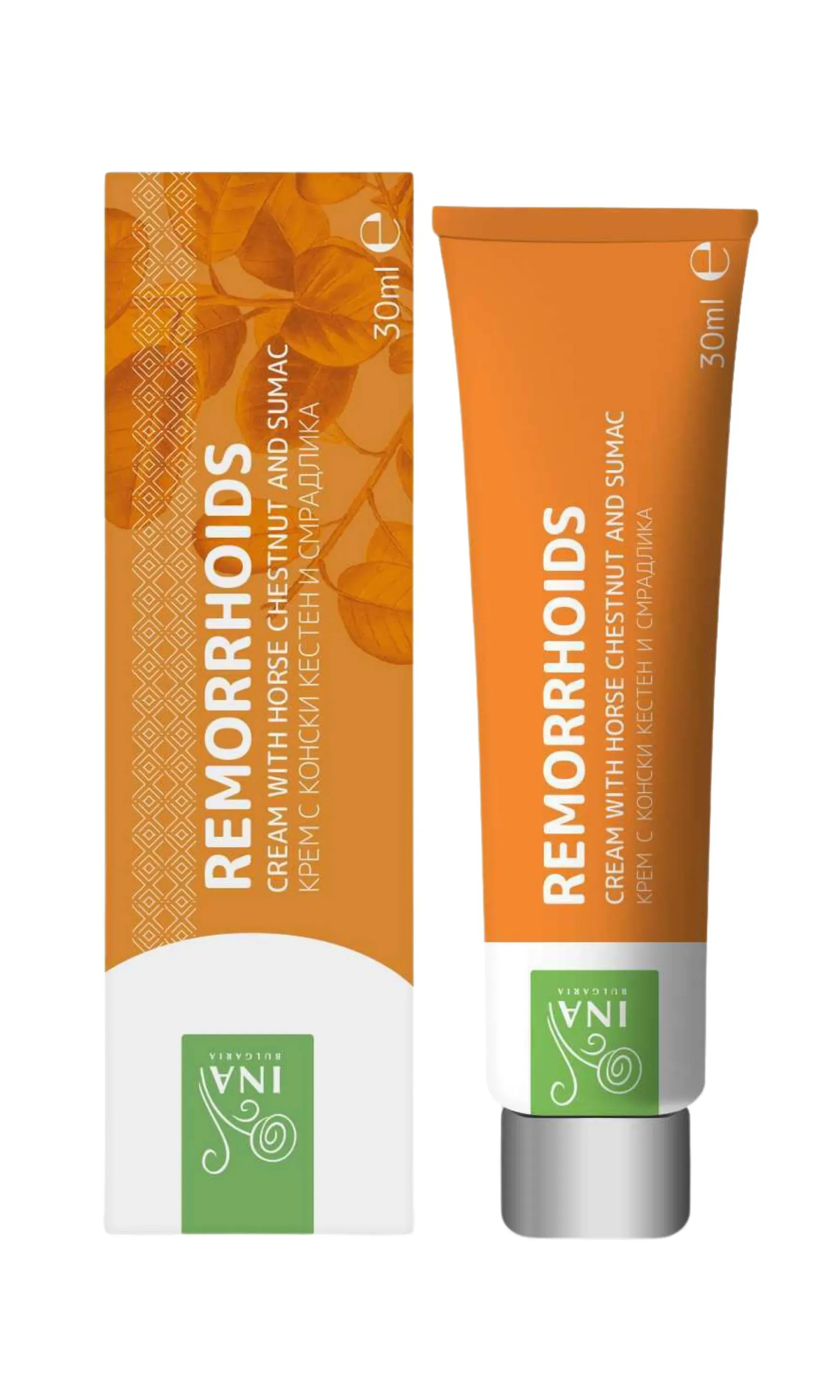 Remorrhoids – крем за разширени вени и хемороиди с Конски кестен и Смрадлика – 30ml-InaEssentials-